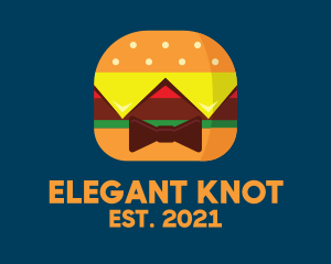 Tie - Bow Tie Hamburger logo design