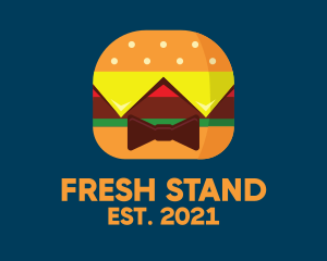 Stand - Bow Tie Hamburger logo design