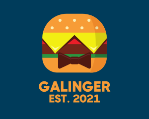 Bun - Bow Tie Hamburger logo design