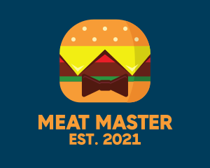 Bow Tie Hamburger logo design