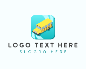 Transit - School Bus Shuttle logo design