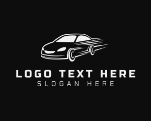 Auto Detailing - Fast Race Car logo design