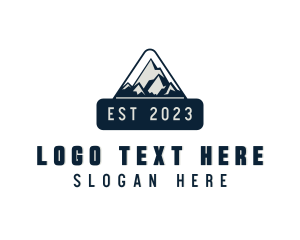 Alpine - Mountain Hills Adventure logo design