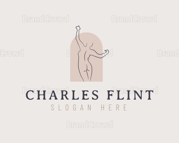 Elegant Woman Body Logo