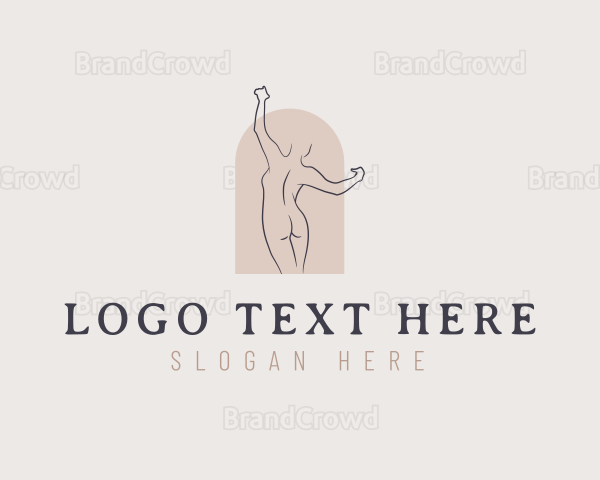 Elegant Woman Body Logo