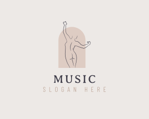 Elegant Woman Body Logo