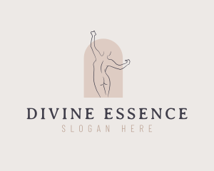 Elegant Woman Body logo design