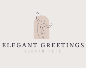 Elegant Woman Body logo design