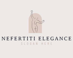 Elegant Woman Body logo design