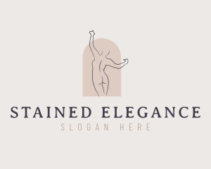 Elegant Woman Body logo design