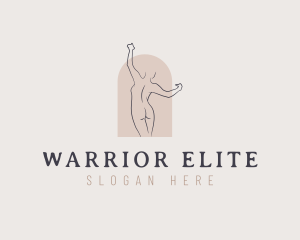 Dancer - Elegant Woman Body logo design