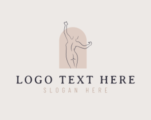 Women Clothing - Elegant Woman Body logo design