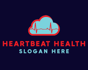 Cardiology - Cardio Pulse Cloud logo design
