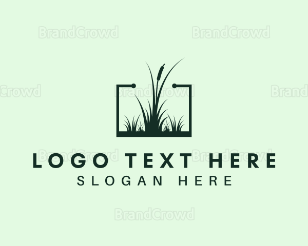 Gardening Grass Lawn Logo