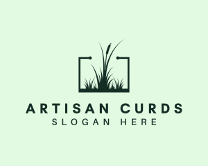 Gardening Grass Lawn logo design