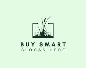 Gardening Grass Lawn logo design