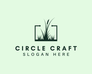 Gardening Grass Lawn logo design