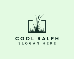 Gardening Grass Lawn logo design