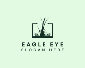 Gardening Grass Lawn logo design