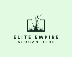 Gardening Grass Lawn logo design