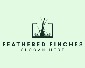 Gardening Grass Lawn logo design