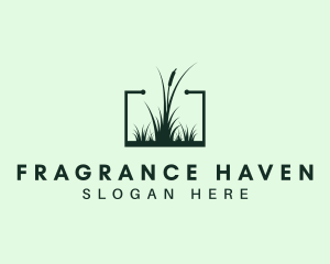 Gardening Grass Lawn logo design