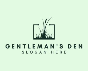 Gardening Grass Lawn logo design