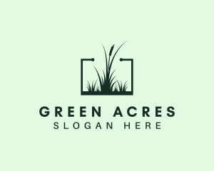 Grass - Gardening Grass Lawn logo design