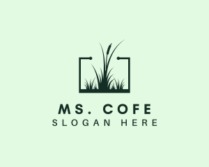 Gardening Grass Lawn logo design