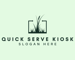 Gardening Grass Lawn logo design