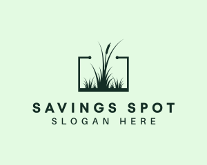 Gardening Grass Lawn logo design