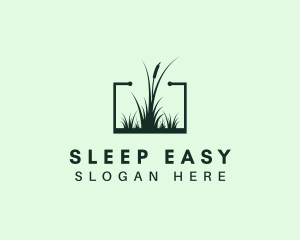 Gardening Grass Lawn logo design