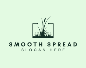 Gardening Grass Lawn logo design