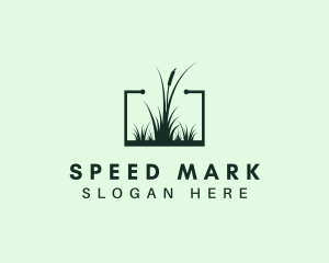 Gardening Grass Lawn logo design