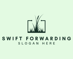 Gardening Grass Lawn logo design