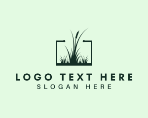 Gardening Grass Lawn Logo