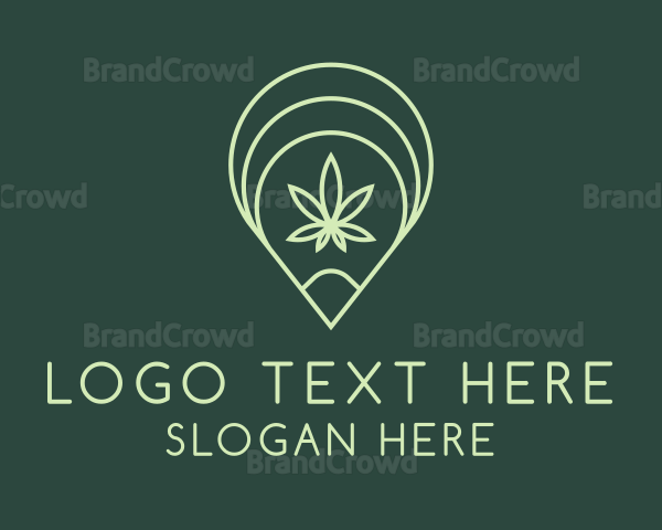 Weed GPS Location Logo