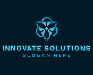 Cyber Technology Innovation logo design