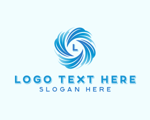 Wind - Cooling Wind Ventilation logo design