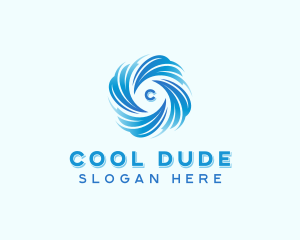 Cooling Wind Ventilation logo design