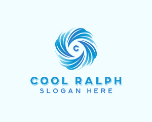 Cooling Wind Ventilation logo design