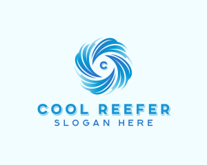 Cooling Wind Ventilation logo design