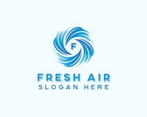 Cooling Wind Ventilation logo design