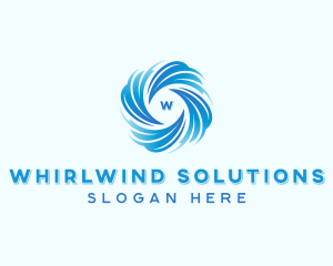 Whirl - Cooling Wind Ventilation logo design