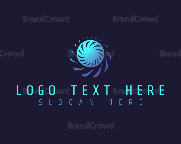 Radial Tech Turbine Logo | BrandCrowd Logo Maker