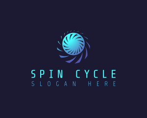 Spin - Radial Tech Turbine logo design