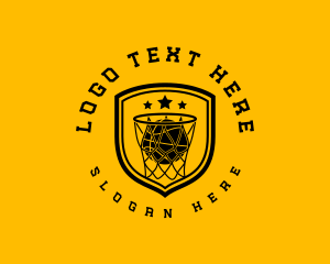 Badge - Basketball Team Sports logo design
