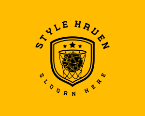 Basketball Court - Basketball Team Sports logo design