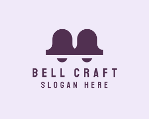 Bell - Modern Twin Bell logo design