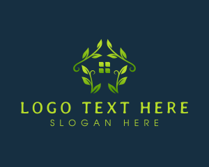 Lawn - Leaf Garden House logo design